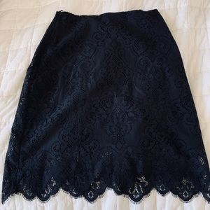 FOR LOVE AND LEMONS - Black Lace Skirt